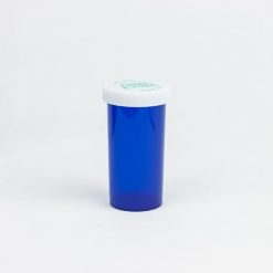 40 Dram Blue Thumb Tab Vials w/ Reversible Caps