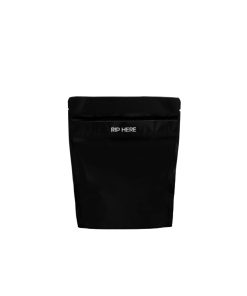 Matte Black Child Resistant GRIP N RIP Bag 1/8 Ounce