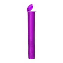 Child-Resistant Opaque Purple Pre-Roll Tubes 116 mm