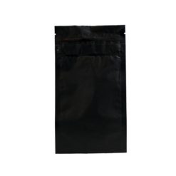 Mylar Smell Proof Black Bags 1/4 Ounce