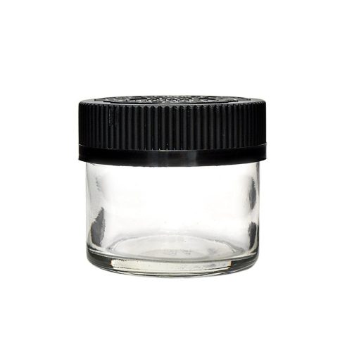 2oz Child Resistant Black Caps