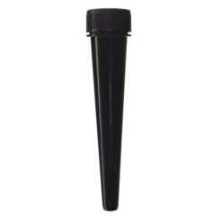 Child Resistant Opaque Black Conical Tube 102 mm