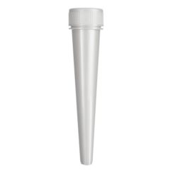 Child Resistant White Conical Tube 98 mm