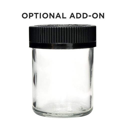 mega caps glass jar black 1 5 1 2