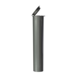 Child-Resistant Opaque Silver Pre-Roll Tubes 95 mm