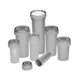 Opaque Silver Reversible Cap Vials