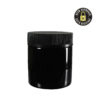 Glossy - CR Black Flush Cap Jars 3 oz
