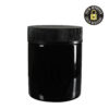 Glossy - CR Black Flush Cap Jars 4 oz