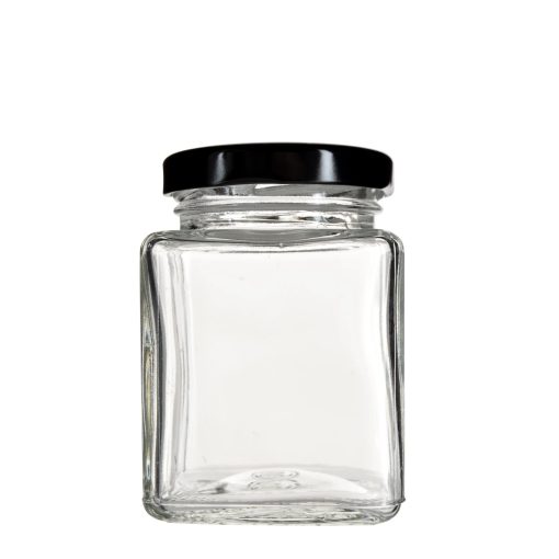 Glass Square Jars 4 oz