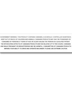 Government Warning label California
