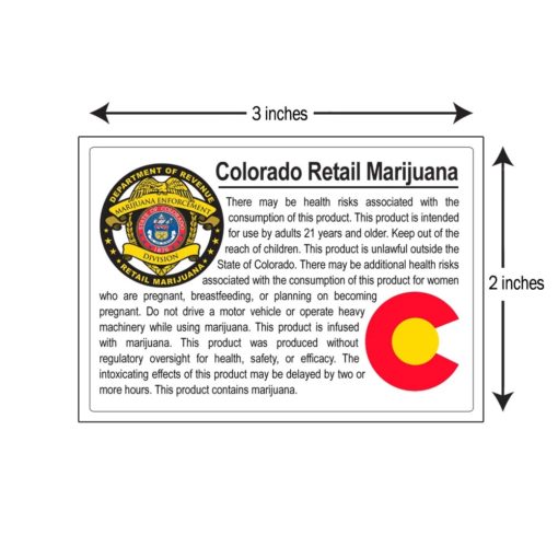 Colorado Compliant Labels Retail Marijuan 4
