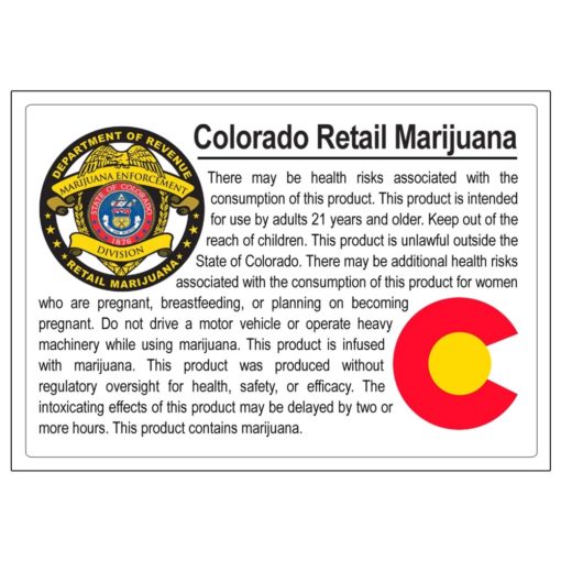 Colorado Compliant Labels Retail Marijuana 3