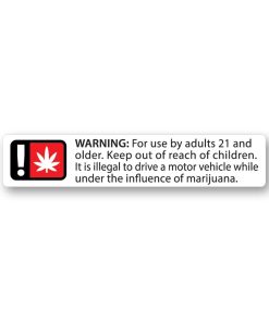 Oregon Compliant Generic Warning Labels