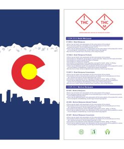 Colorado Compliant Marijuana Kraft Bags