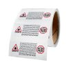 Warning Edible Massachusetts - 1,000 Massachusetts /Case 4 Massachusetts Warning Edible