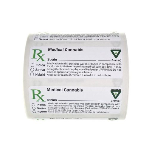 Michigan Medical label w THC Logo 2