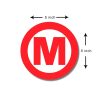 Medical Label Universal Symbol Oregon - 1000 Symbols/Case 7 Oregon Universal Symbol Medical Label 3