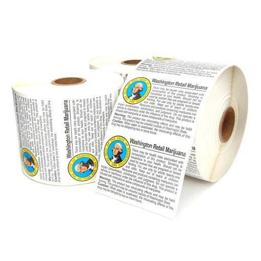 Washington Compliant Labels Retail Marijuana 1 Roll 2