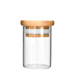 4 oz Glass Jars Wooden Lid