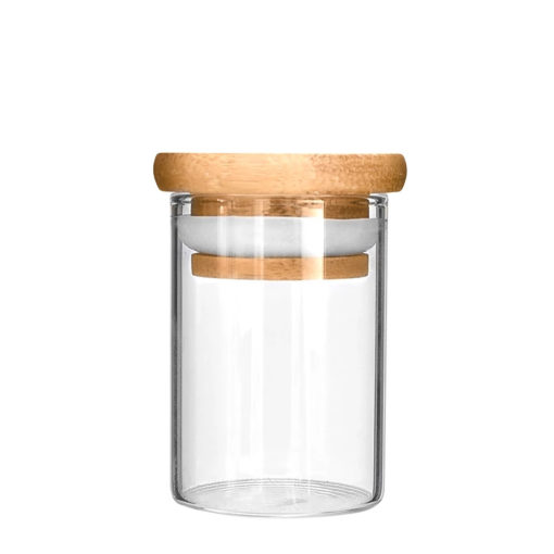 4 oz Glass Jars Wooden Lid