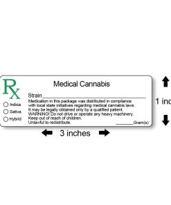 All States Generic Medical Marijuana Labels