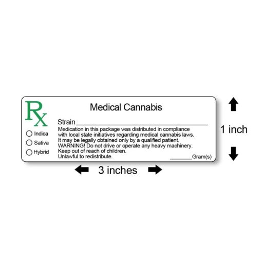 All States Generic Medical Marijuana Labels