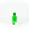 1 oz Green Graduated Oval RX Bottles with Child-Resistant Caps