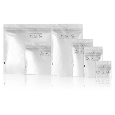 Child Resistant White Dymapak Bags 1/8 Ounce – 3.62″ x 5.86″ – 1000 Bags 4 Dymapak 1/8 Ounce Child Resistant White Bags