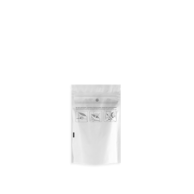 Child Resistant White Dymapak Bags 1/8 Ounce – 3.62″ x 5.86″ – 1000 Bags 2 Dymapak 1/8 Ounce Child Resistant White Bags