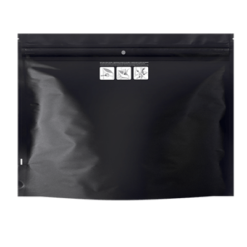 Dymapak Child Resistant Black Bags 12x9