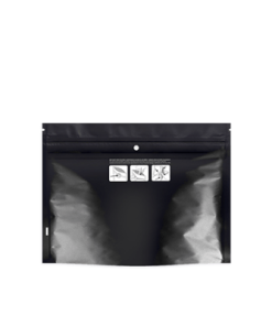 Dymapak Child Resistant Black Bags 8x6 exit