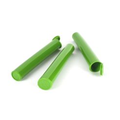 120mm Opaque Green Pre-Roll Tubes