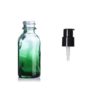 Green-Shaded Clear Glass Boston Bottle w/ Treatment Pump 1 oz