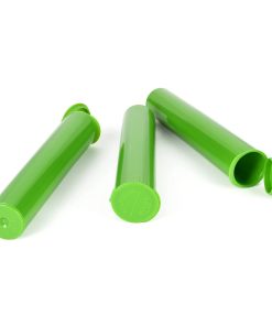 98mm opaque green pre-roll tubes