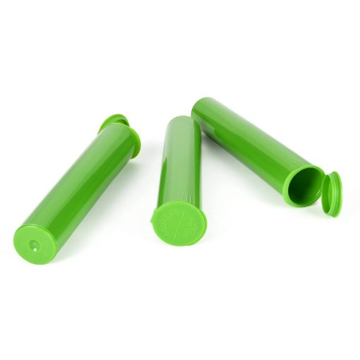 98mm opaque green pre-roll tubes