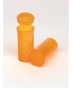 13 Dram Translucent Amber Pop Top Containers