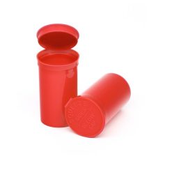 19 Dram Opaque Strawberry Pop Top Containers