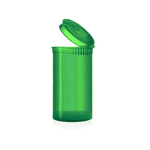 Philips 19 Dram Translucent Green Child Resistant Pop Top Vial