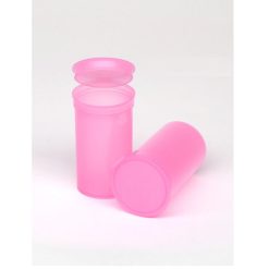 19 Dram Translucent Pink Pop Top Containers