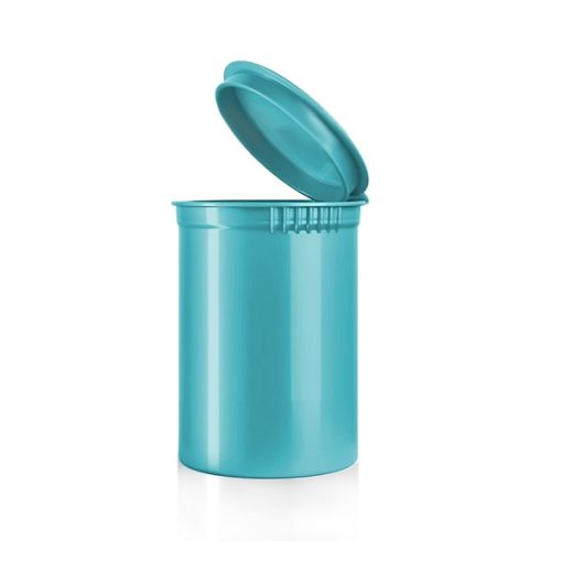 30 Dram Opaque Aqua Pop Top Containers