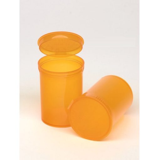 Philips 30 Dram Translucent Amber Child Resistant Pop Top Vial