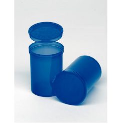 Philips 30 Dram Translucent Blue Child Resistant Pop Top Vial