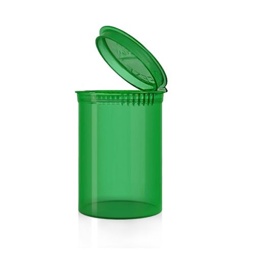 30 Dram Translucent Green Pop Top Containers