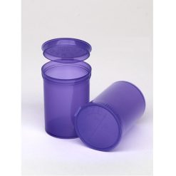 30 Dram Translucent Violet Pop Top Containers