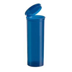 60 Dram Translucent Blue Pop Top Containers