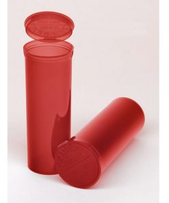 Philips 60 Dram Translucent Red Child Resistant Pop Top Vial