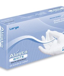 Exam Gloves Alasta White Nitrile