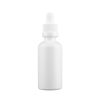 CR Matte White Glass Dropper Bottles 50 ml