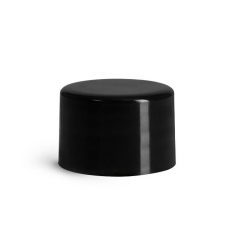 black polypropylene smooth pe lined plastic caps