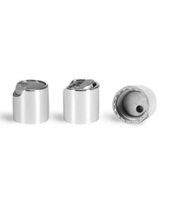 dispensing caps silver disc top caps 24/410 neck